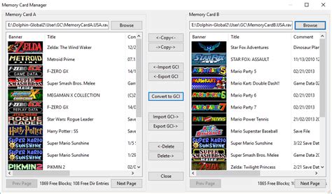 dolphin emulator format memory card.